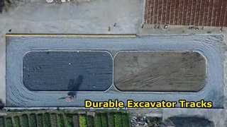 시계: 400mm 폭 고무 굴착기는 HITACHI EX50 - EX55 진열장을 위한 T400 X 72.5 X 72W를 추적합니다