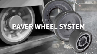 아스팔트 포장기 캐리어 휠, 구동 휠 및 가이드 휠